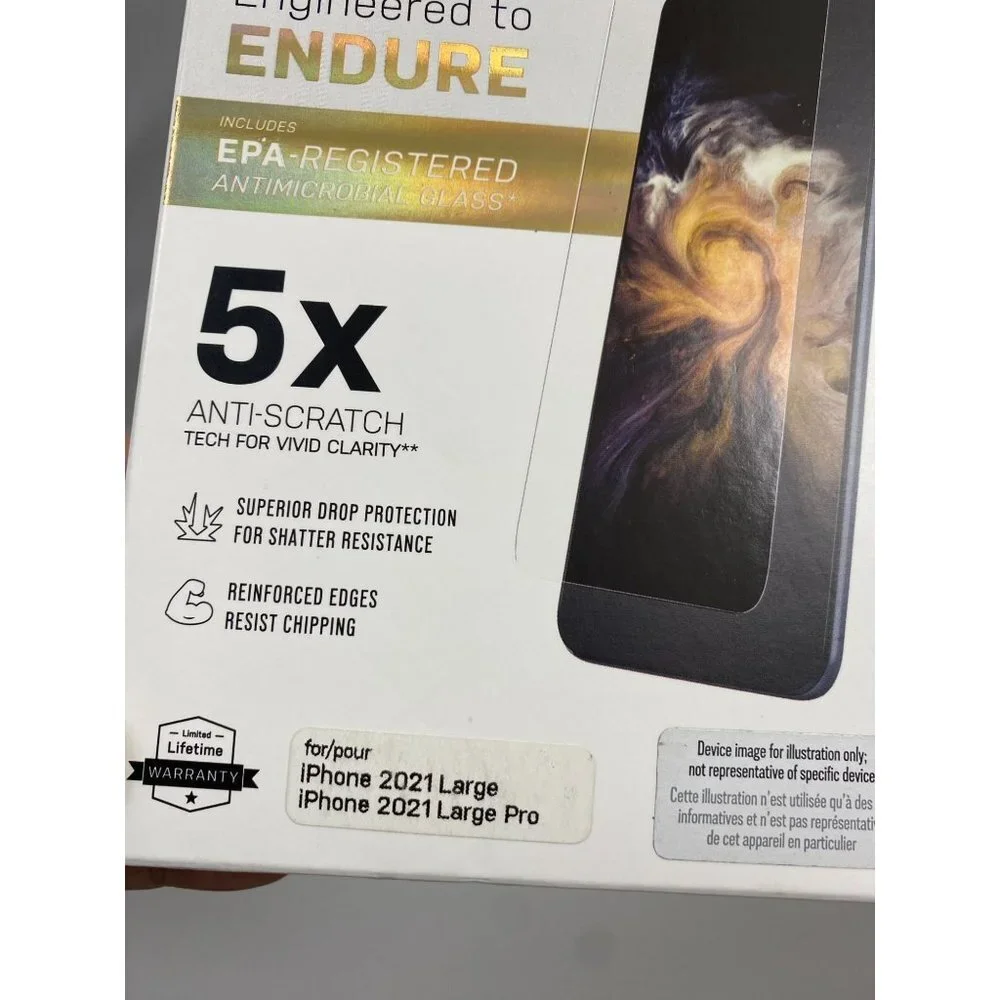 NEW Otterbox Phone Screen Protector iPhone 2021 Large + Large Pro Amplify Glass